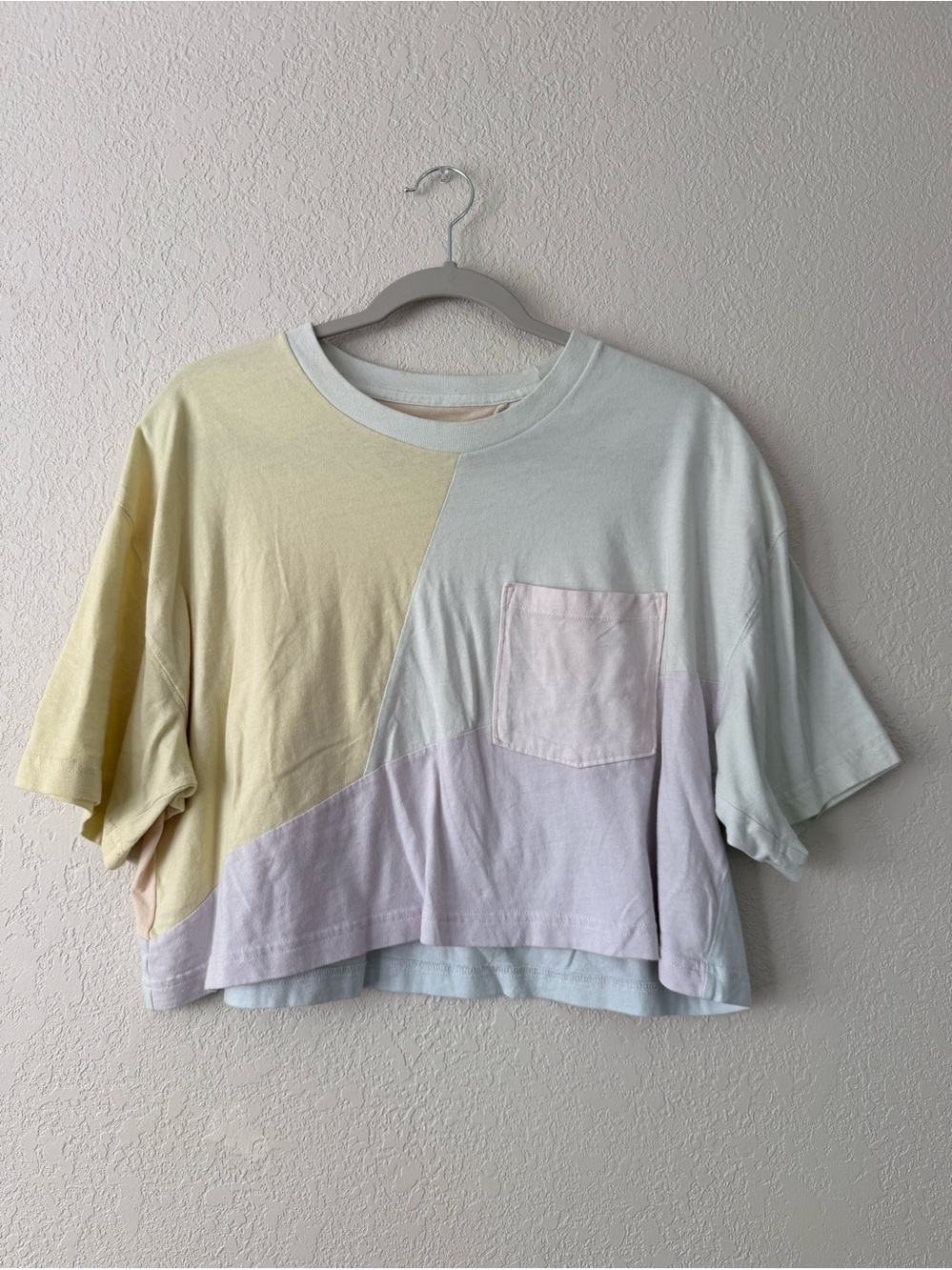 A&F Trevor Project color block crop tee